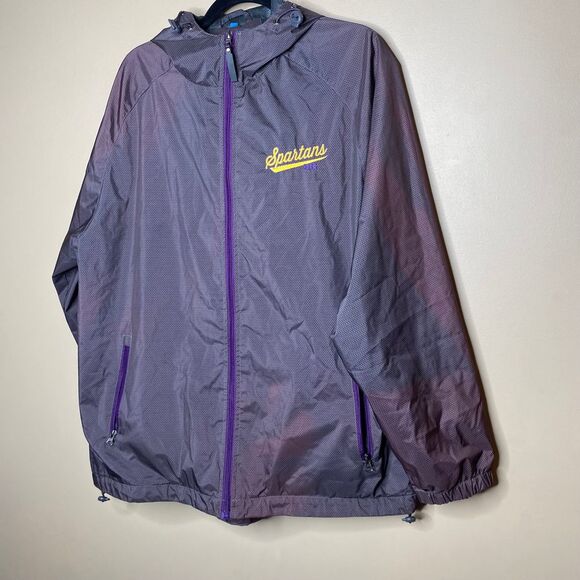 My Town Men's Two Toned 'Spartans' Windbreaker Jacket Size Medium - Picture 2 of 8